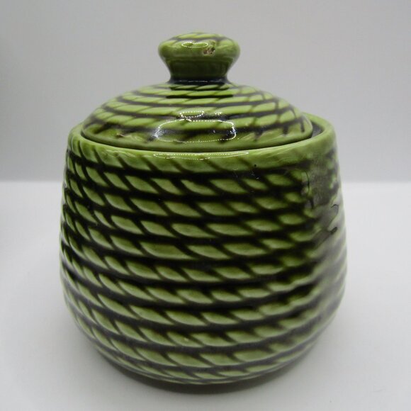 Joseph Magnin Ceramic Tea pot, Creamer and Sugar - Picture 2 of 16